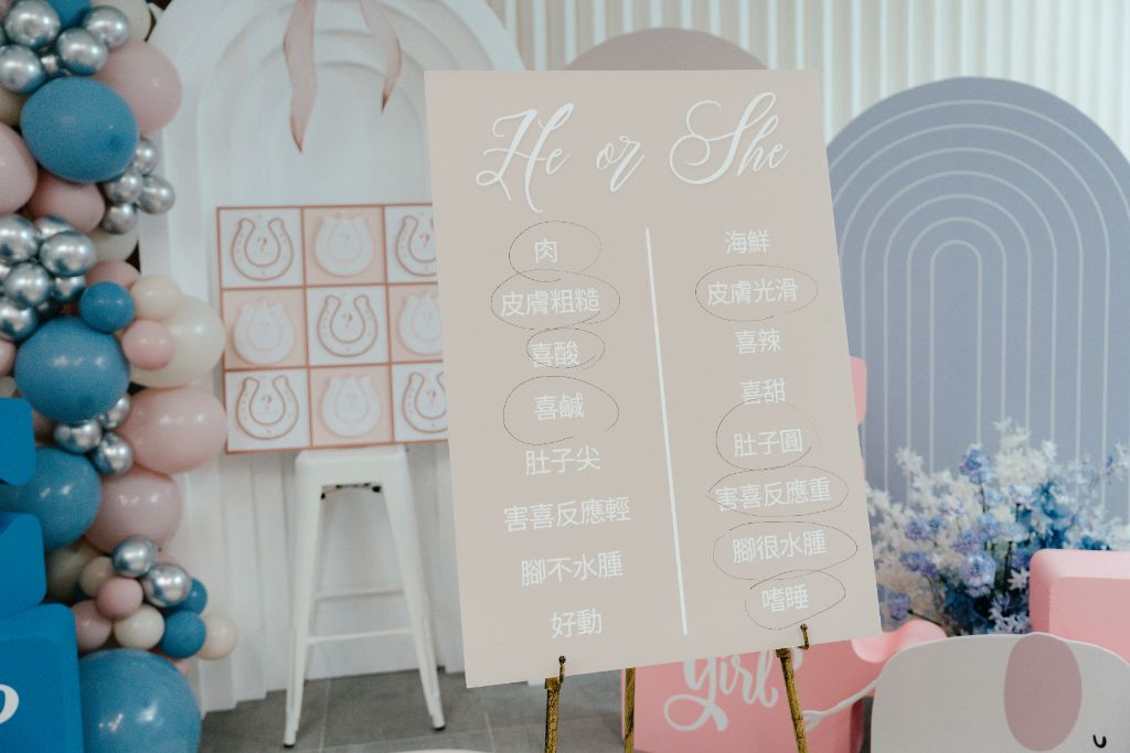 He or She 生男生女預測看板